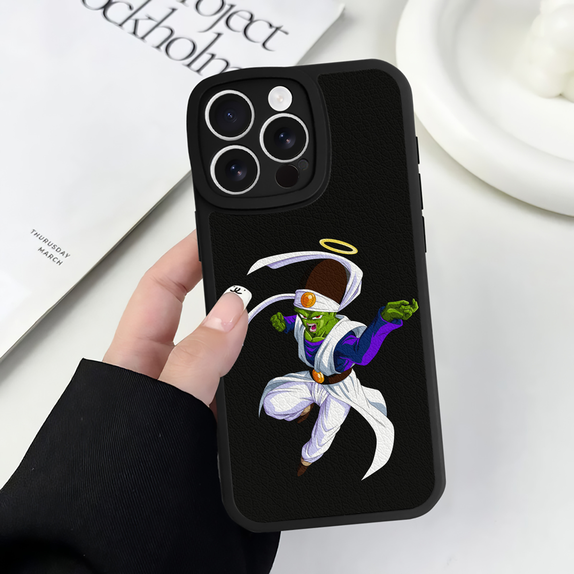 （画像用） ドラゴンボール パイクーハン DRAGON BALL Pikkon 【iPhone 16シリーズ対応】シリコンスマホケース（レザー調） 材質：シリコン